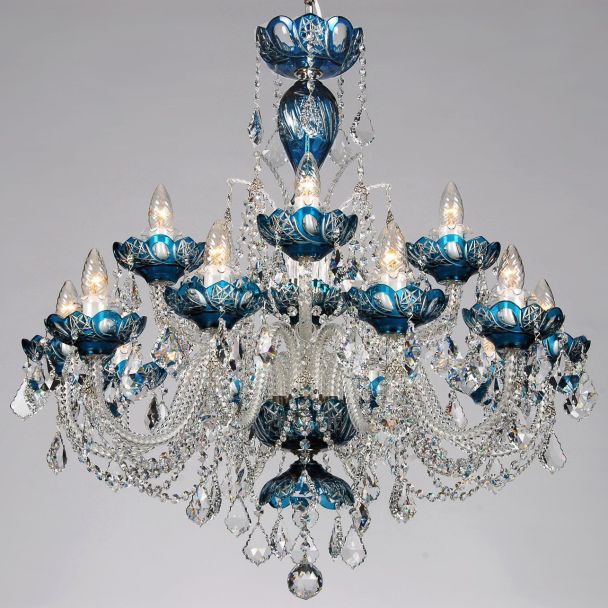 ECRYSTAL ZYR-15 Galaxy-azure SPS (SPECTRA Swarovski)