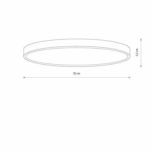 NOWODVORSKI 11756 DENIA LED M plafon