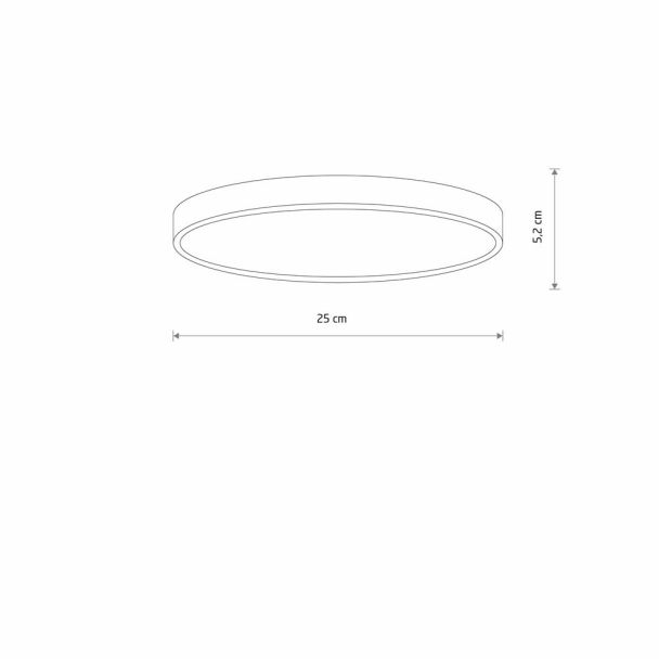 NOWODVORSKI 11760 DENIA LED S SENSOR plafon