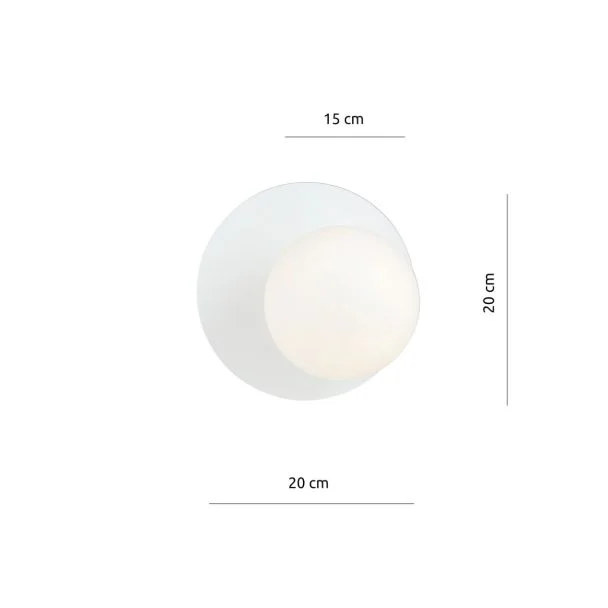 EMIBIG 1189/K1 KINKIET OSLO K1 WHITE/OPAL