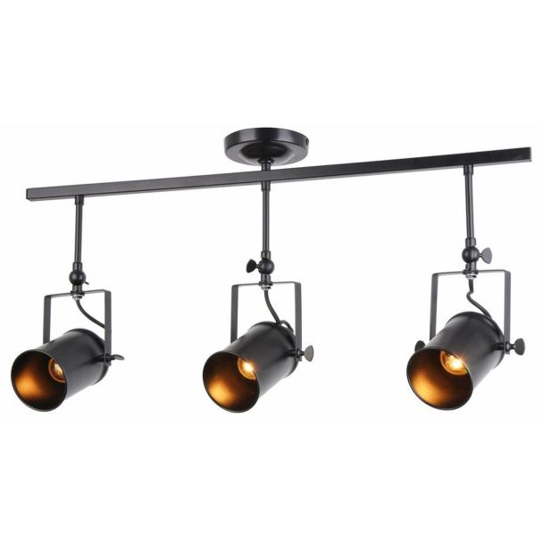 REALITY 638003-02 Gemma lampa sufitowa czarna