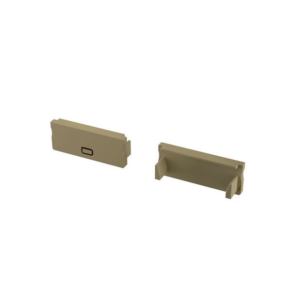 LED LABS 12-0000-61 Zaślepka do profilu LED LUMINES DUAL inox 2w1