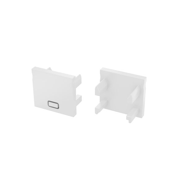 LED LABS 12-1031-01 Zaślepka do profilu LUMINES Falco biała 2w1