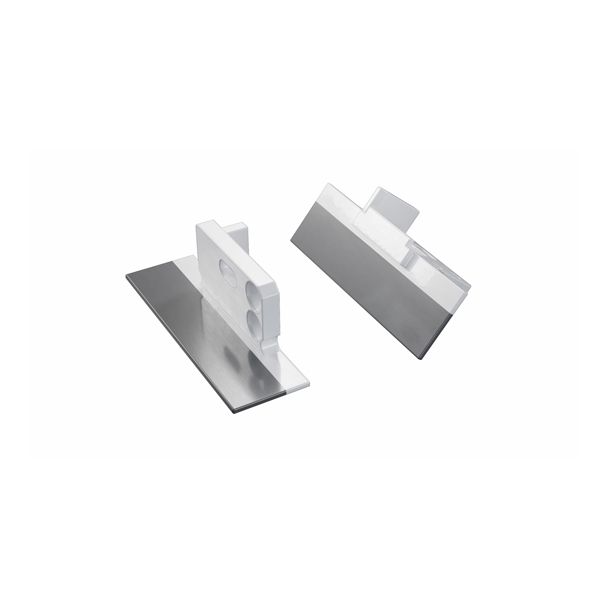 LED LABS 12-1241-10 Zaślepka ALU do profilu LED LUMINES MONO biała z otworem prawa