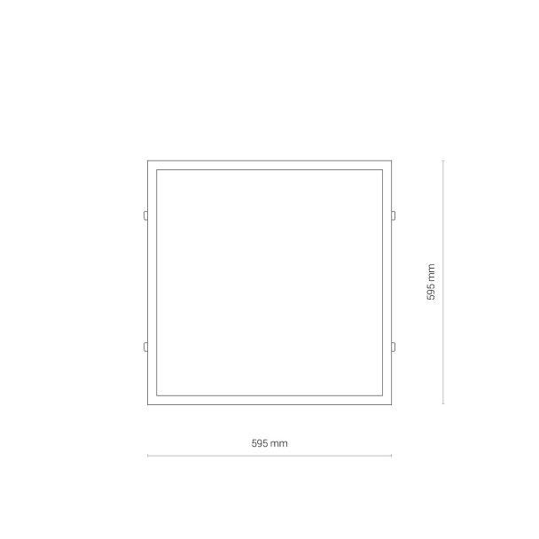 NOWODVORSKI CL ITAKA LED 40W 3000K ANGLE 100 8460 oświetlenie komercyjne plafony led