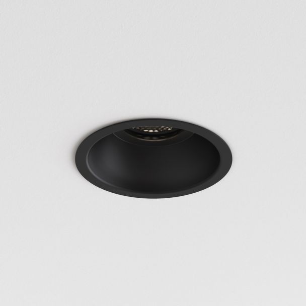 ASTRO 1249035 Minima Slimline Round Fixed Fire-Rated IP65 spot czarny