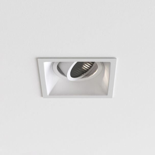 ASTRO 1249042 Minima Slimline Square Adjustable Fire-Rated spot biały