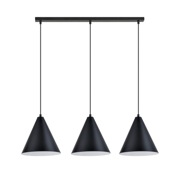 EMIBIG 1270/3 REBEL 3 BLACK/WHITE Lampa wisząca