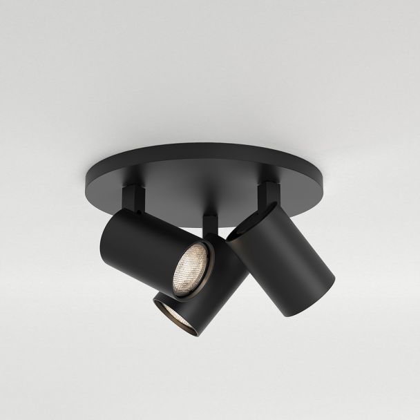 ASTRO 1286082 Ascoli Triple Round lampa sufitowa czarny