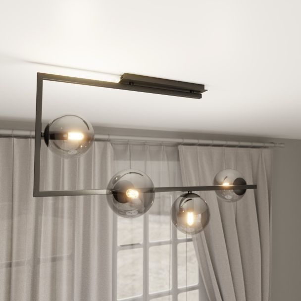 EMIBIG 1290/4 SOMA 4 BL GRAFIT Lampa sufitowa