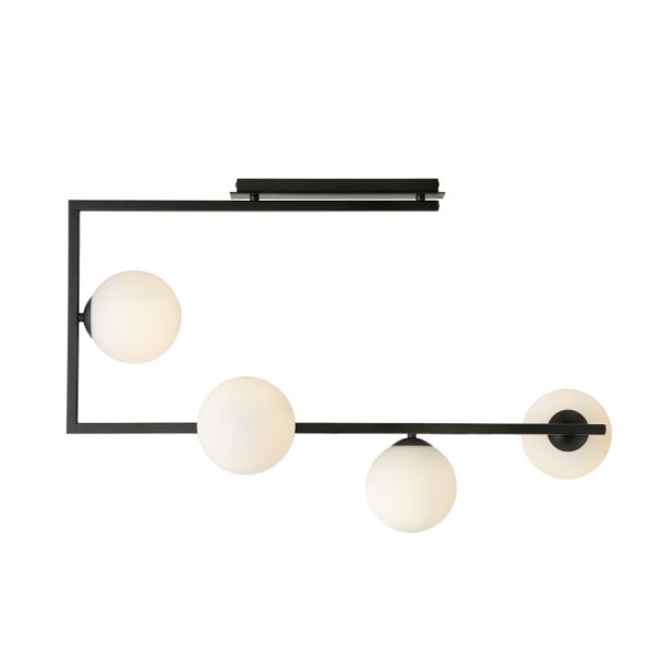EMIBIG 1291/4 SOMA 4 BL OPAL Lampa sufitowa