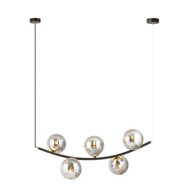 EMIBIG 1297/5 RITZ 5 BL GRAFIT Lampa wisząca