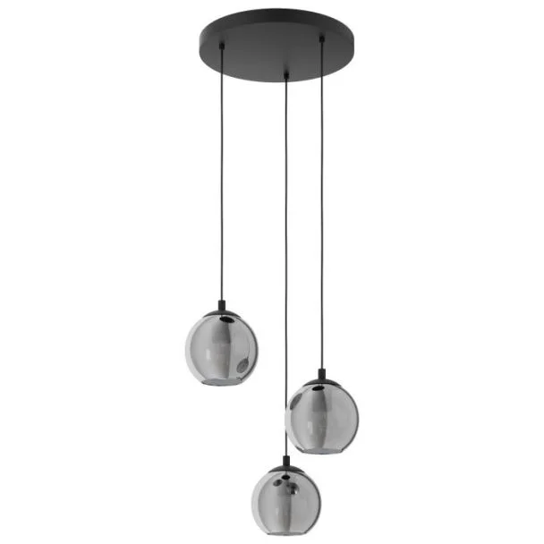 EGLO 98653 LAMPA ARISCANI OPRAWA WISZĄCA HL/3 E27 SCHWARZ/SW-TRANSP.ARISCANI