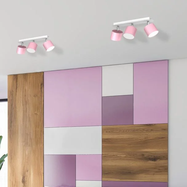 MILAGRO MLP7611 Lampa sufitowa DIXIE PINK 3xGX53