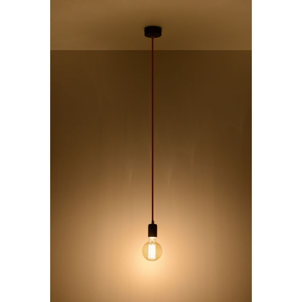 WYPRZEDAŻ SOLLUX zwis EDISON czarna SL.0152