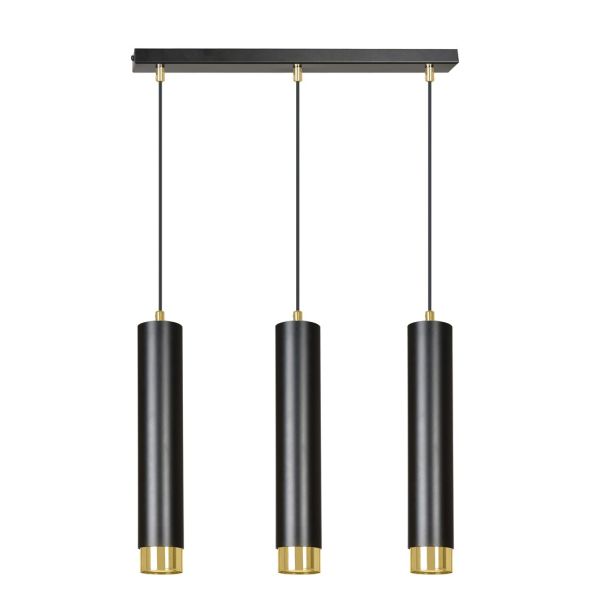 EMIBIG 644/3 LAMPA WISZĄCA KIBO 3 BL/GOLD