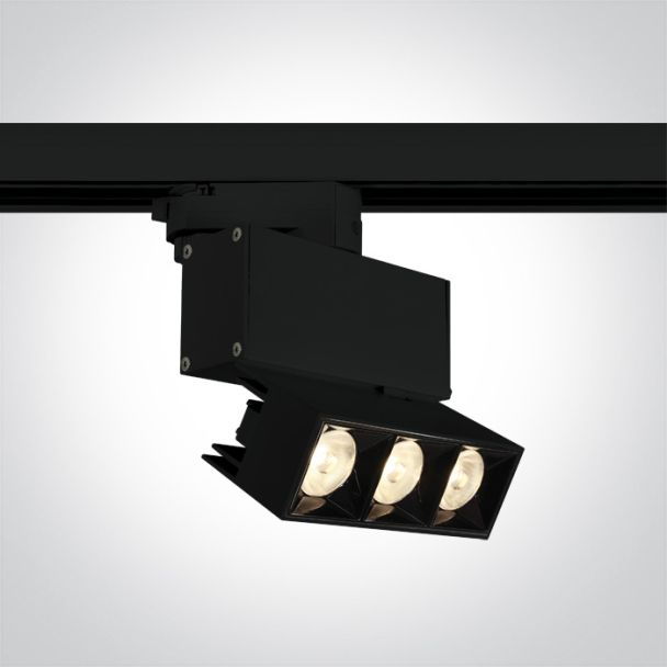 ONE LIGHT 65306BT/B/W Elliniko czarny track spot COB LED 3000K 12W