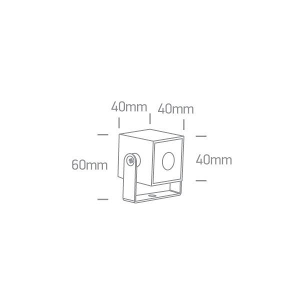 ONE LIGHT 7052B/AN/W Vanzone lampa ogrodowa antracyt LED 3000K 1W 24V DC