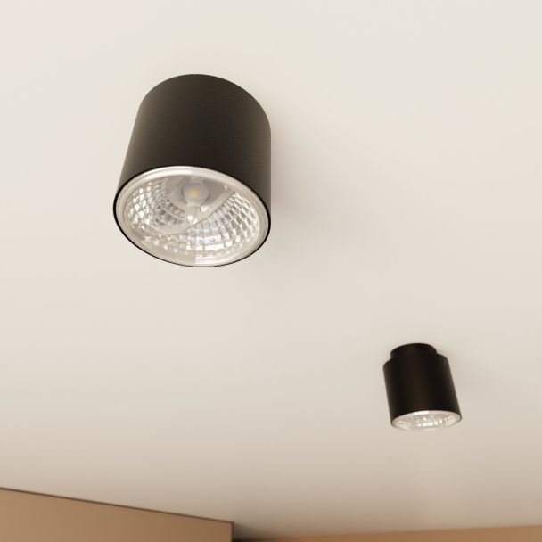 EMIBIG 1310/1 LAMPA SUFITOWA NANO 1 BLACK