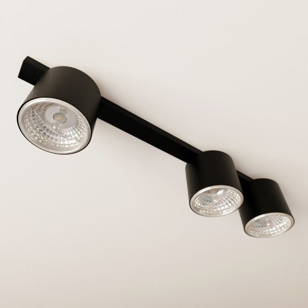 EMIBIG 1310/3 LAMPA SUFITOWA NANO 3 BLACK