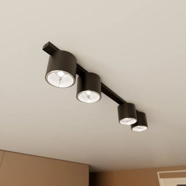 EMIBIG 1310/4 LAMPA SUFITOWA NANO 4 BLACK