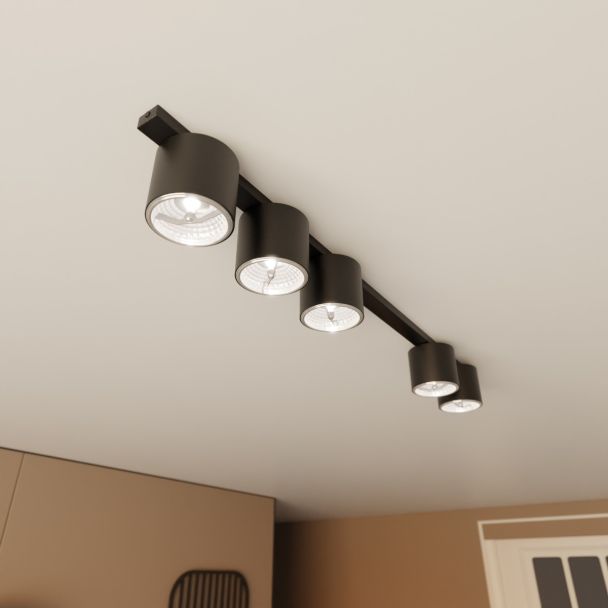 EMIBIG 1310/5 LAMPA SUFITOWA NANO 5 BLACK