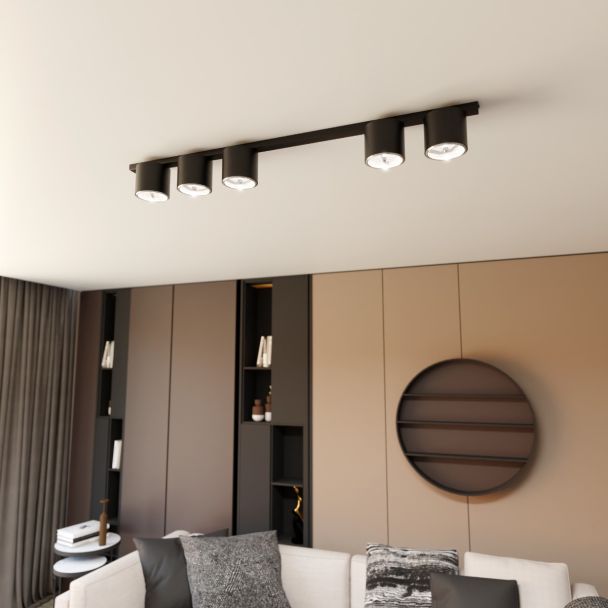 EMIBIG 1310/5 LAMPA SUFITOWA NANO 5 BLACK