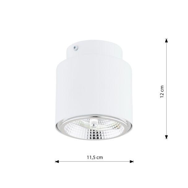 EMIBIG 1311/1 LAMPA SUFITOWA NANO 1 WHITE