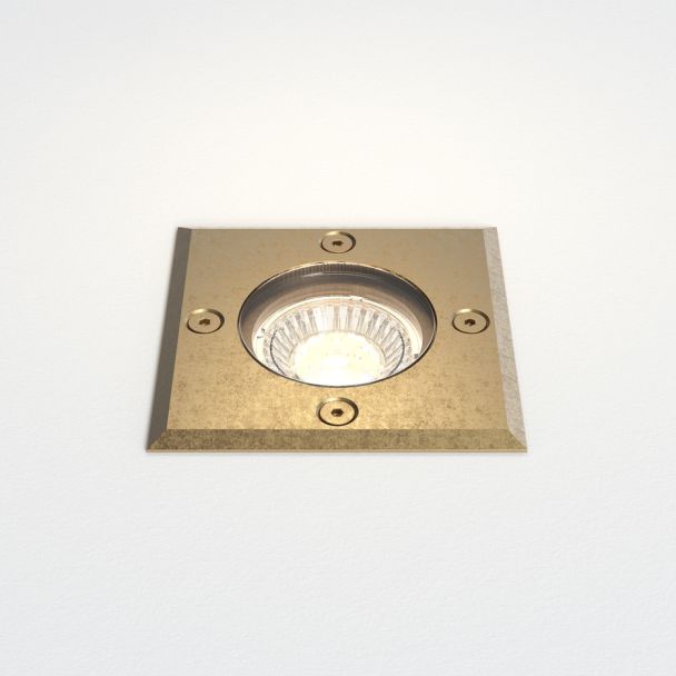 ASTRO 1312009 Gramos Square lampa zewnętrzna mosiądz