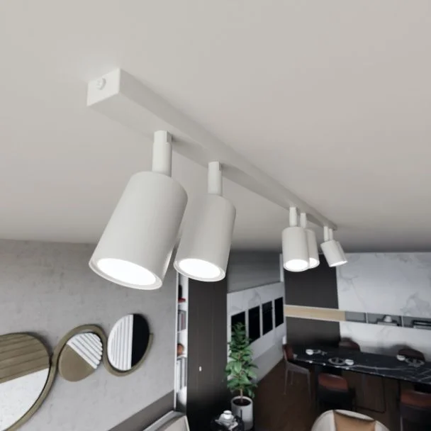 EMIBIG 1313/6 LAMPA SUFITOWA FLASH 6 WHITE