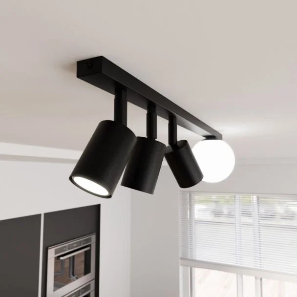 EMIBIG 1314/4 LAMPA SUFITOWA BASTER 4 BLACK