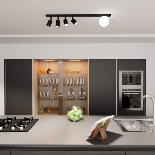 EMIBIG 1314/5 LAMPA SUFITOWA BASTER 5 BLACK