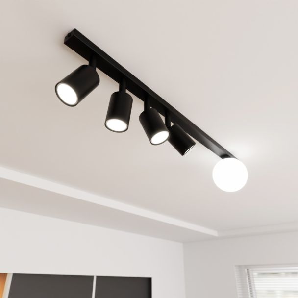 EMIBIG 1314/5 LAMPA SUFITOWA BASTER 5 BLACK