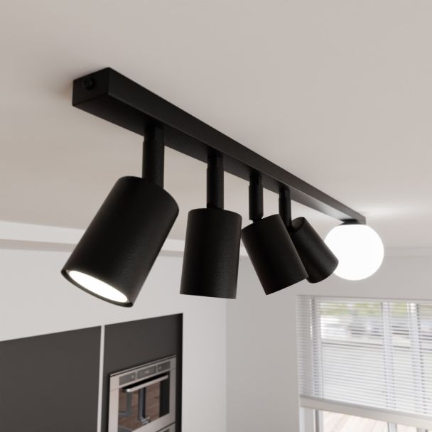 EMIBIG 1314/5 LAMPA SUFITOWA BASTER 5 BLACK