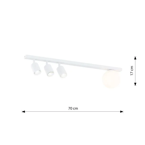 EMIBIG 1315/4 LAMPA SUFITOWA BASTER 4 WHITE