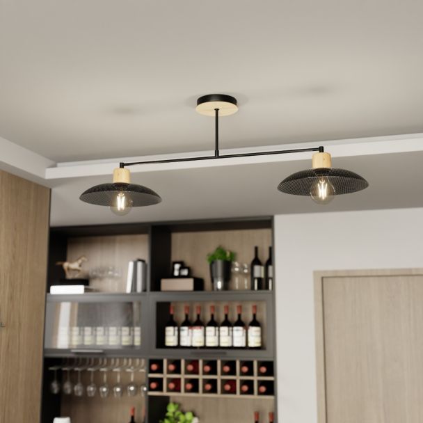 EMIBIG 1318/2 LAMPA SUFITOWA KOBE 2 BLACK