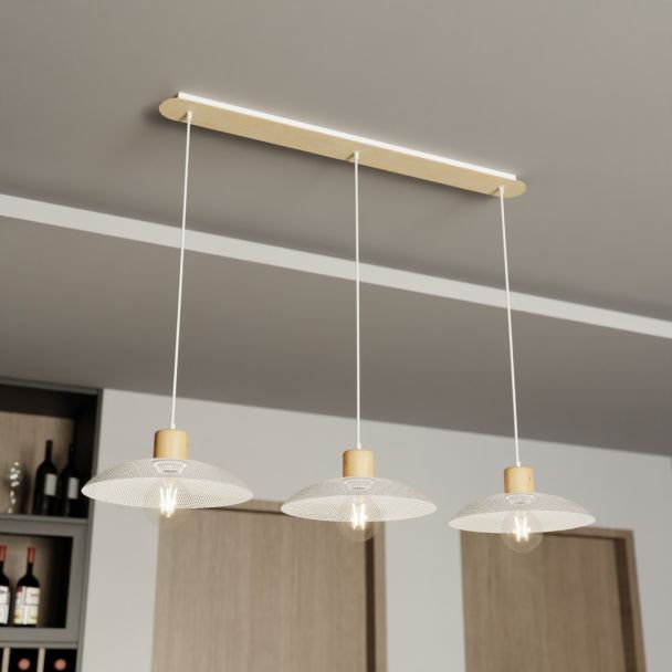 EMIBIG 1319/3 LAMPA WISZĄCA KOBE 3 WHITE
