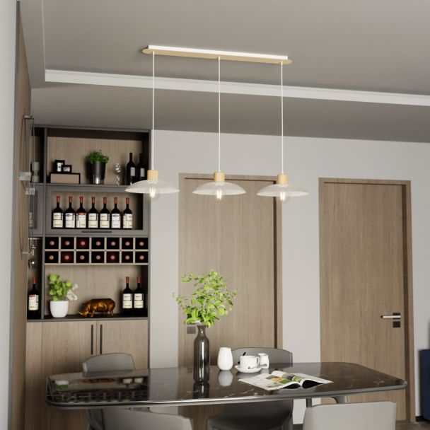 EMIBIG 1319/3 LAMPA WISZĄCA KOBE 3 WHITE