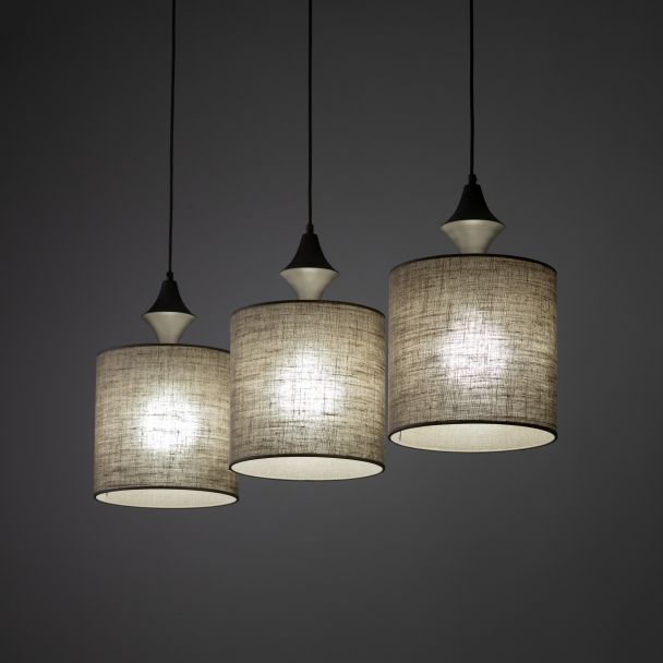 TK-LIGHTING 11440 AMURA NEW BROWN LAMPA WISZĄCA 3XE27