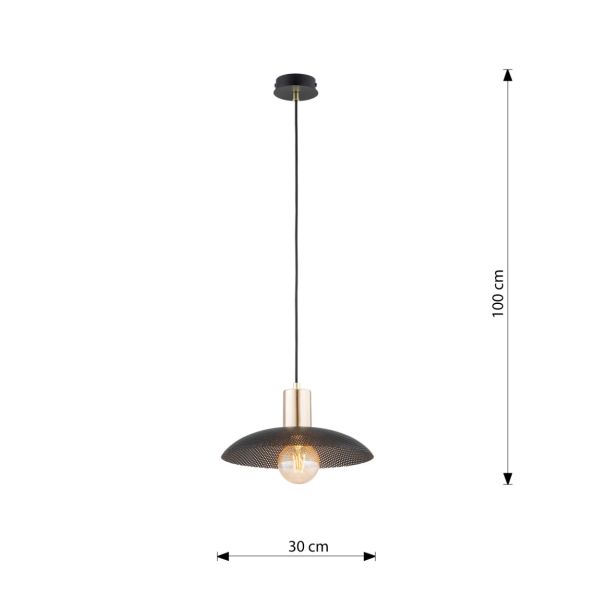EMIBIG 1320/1 LAMPA WISZĄCA SPIRIT 1 BLACK