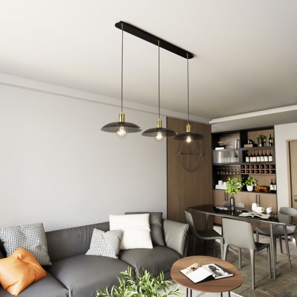 EMIBIG 1320/3 LAMPA WISZĄCA SPIRIT 3 BLACK