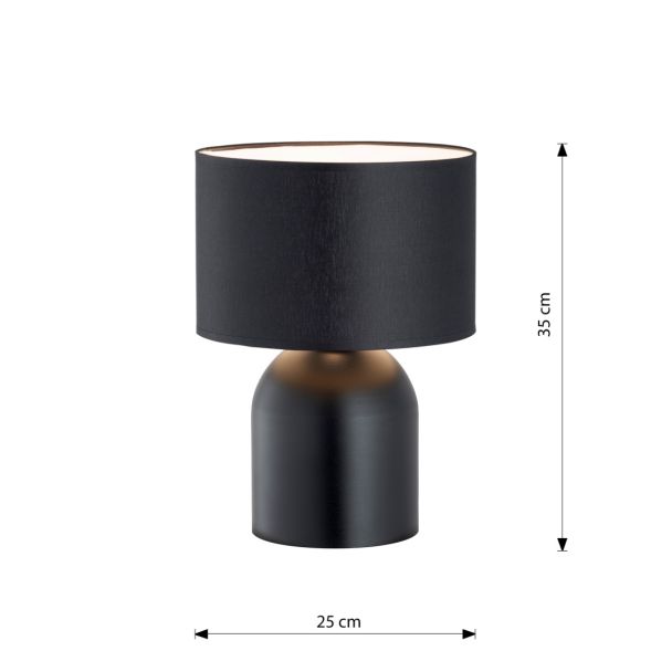 EMIBIG 1322/LN1 LAMPKA BIURKOWA ASPEN LN1 BLACK/WHITE