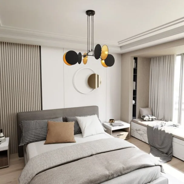 EMIBIG 1325/4 LAMPA WISZĄCA MOTIF 4 BLACK/GOLD