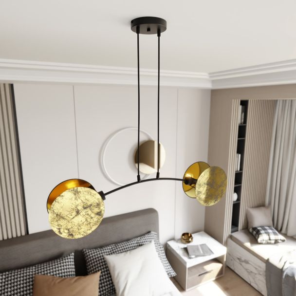EMIBIG 1326/2 LAMPA WISZĄCA MOTIF 2 GOLD