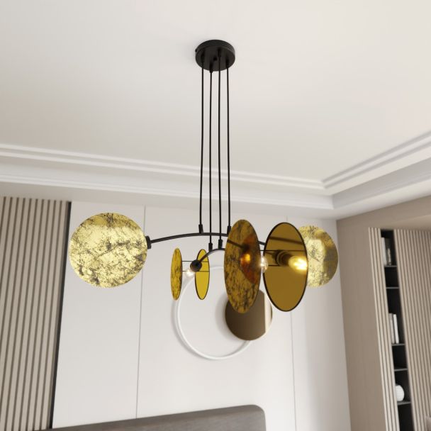 EMIBIG 1326/4 LAMPA WISZĄCA MOTIF 4 GOLD