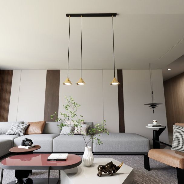 EMIBIG 1329/3 LAMPA WISZĄCA ELIT 3 BL GOLD