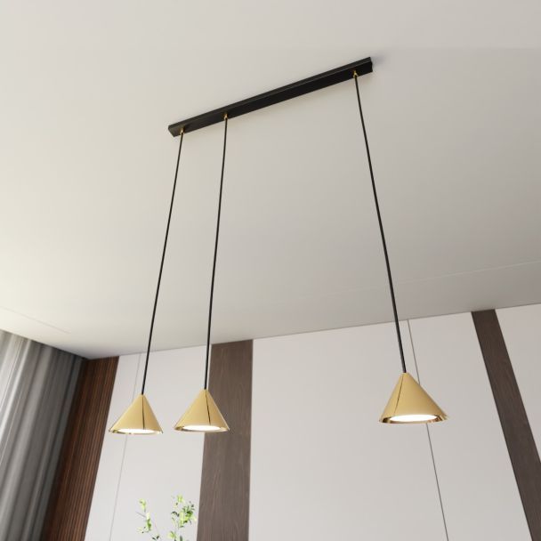 EMIBIG 1329/3 LAMPA WISZĄCA ELIT 3 BL GOLD