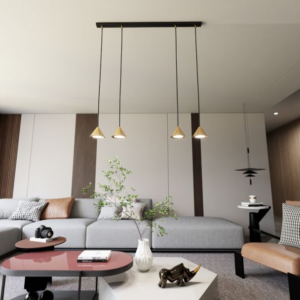 EMIBIG 1329/4 LAMPA WISZĄCA ELIT 4 BL GOLD