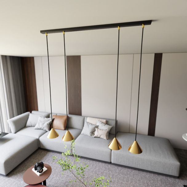 EMIBIG 1329/4 LAMPA WISZĄCA ELIT 4 BL GOLD