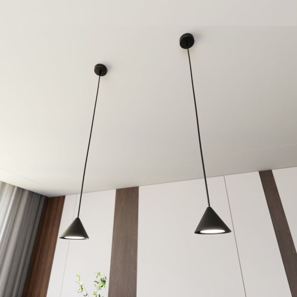 EMIBIG 1330/1 LAMPA WISZĄCA ELIT 1 BLACK